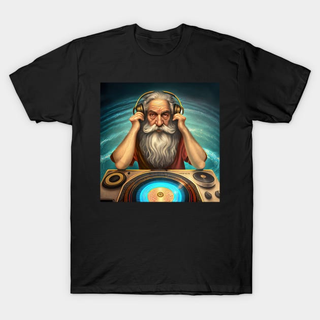 God is a DJ Series T-Shirt by VISIONARTIST